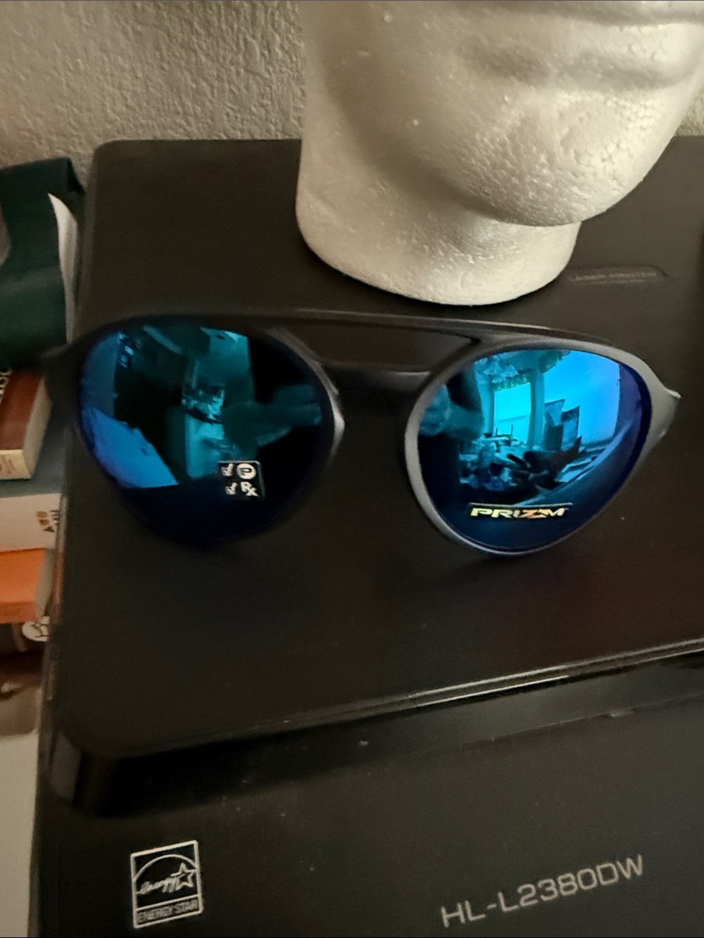 Oakley Forager OO9421-0658 Matte Blue Frame | Prizm Sapphire Polarized L…